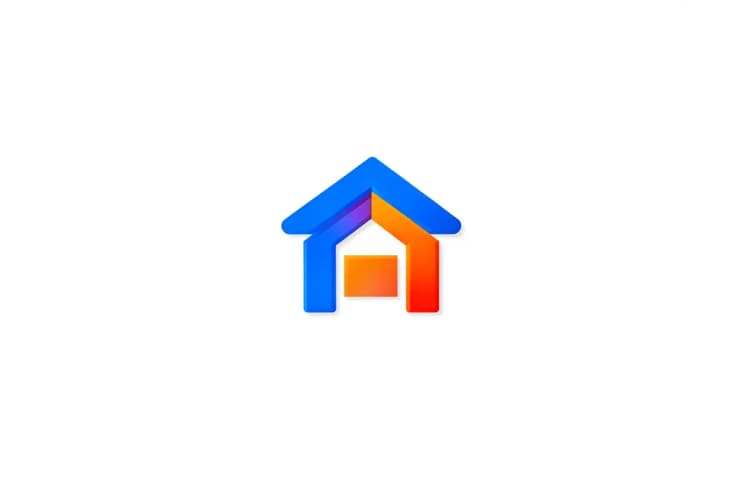 Logo da Ihouse Modular em um fundo branco, com um ícone de casa estilizado.
