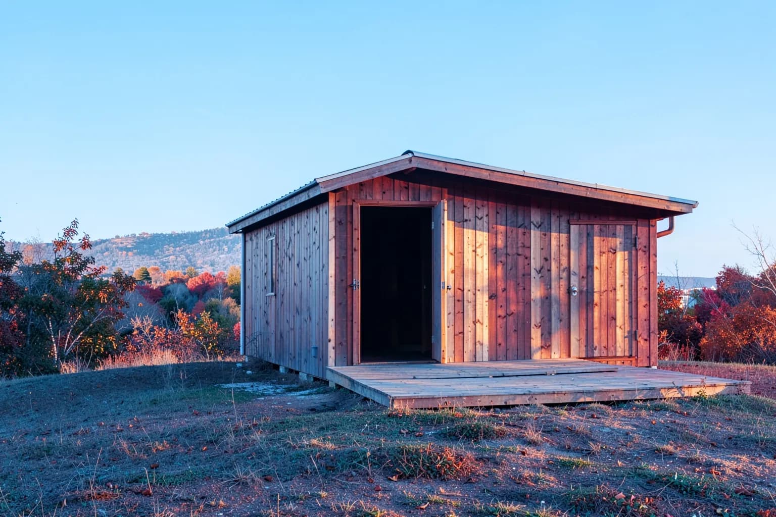 Como determinar a capacidade de ocupação da cabana de 30m² com deck